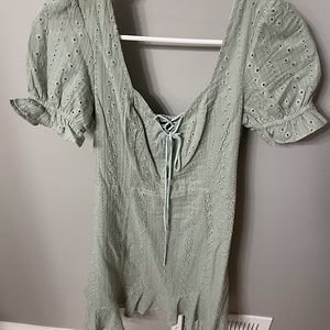 Lulus mint green dress
